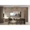 Z-Lite Cayden Linear Chandelier, 5-Light, 4.75in W x 42in L x 16.75in H, Modern Gold/Clear, Etched Opal 1946P-5L-MGLD - alternate 3